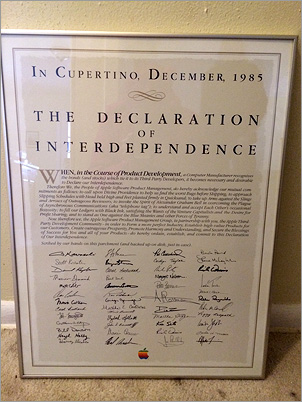 Apple Declaration of Interdependence