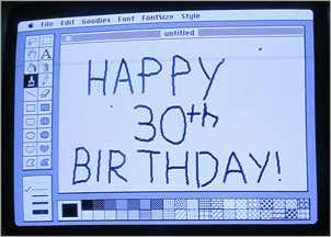 Happy 30th Birthday Mac